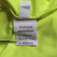 Green Neon Ruched Stretchy Tube Swim Party Pencil Bodycon Drape Top S Small
