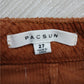Pacsun Brown Tan Corduroy Pants Shorts Skort Size 27 XS
