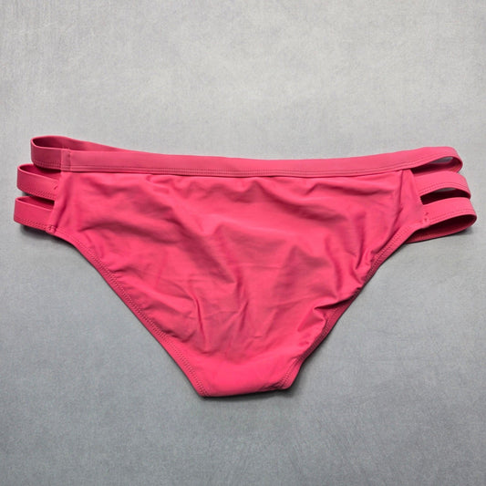 Express Pink Swim Beach Hipster Cheeky Flirty Boho Bikini Bottom L Large