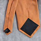 Boca Classics Orange Executive Geometric Pattern Silk Men's Neck Tie NWOT