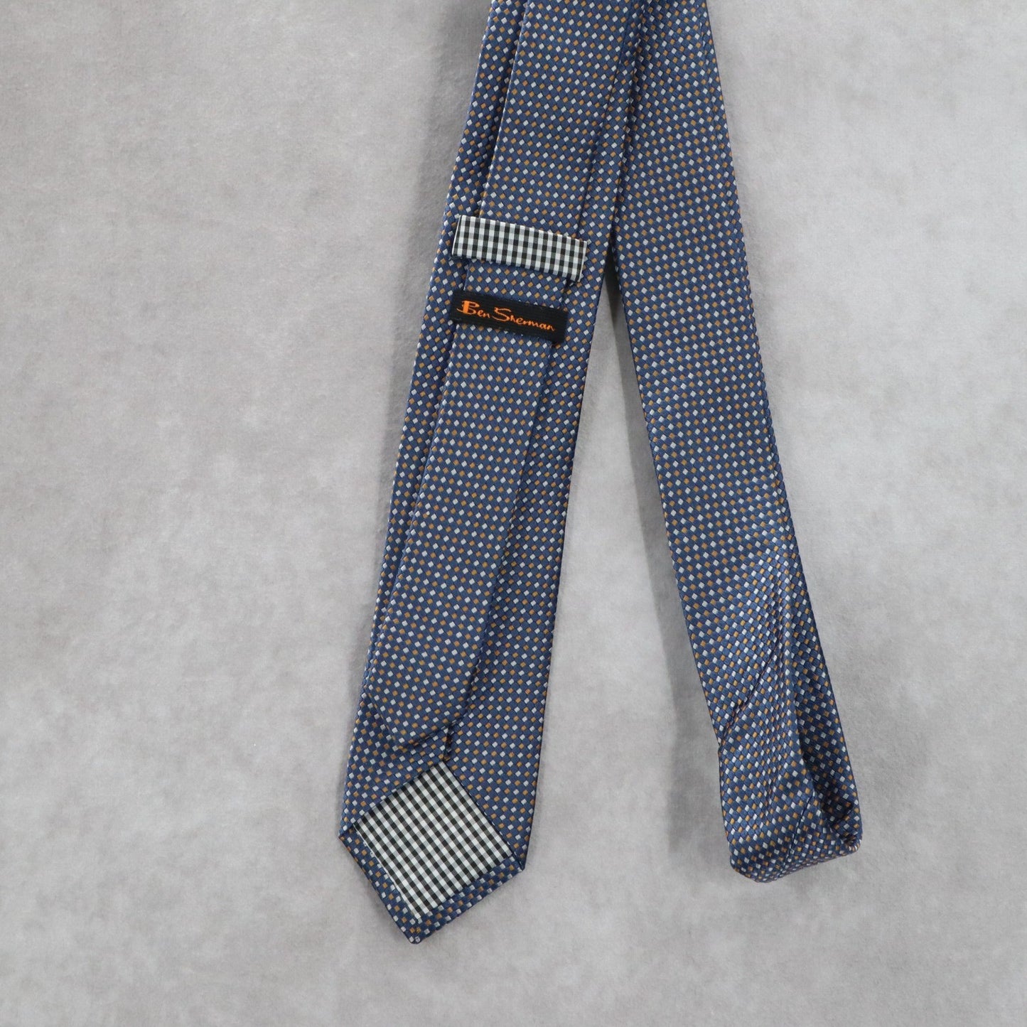 Ben Sherman Blue Weave Silk Executive Formal Business Classic Men's Neck Tie