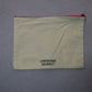 Pink Sequin Heart Patch Red Zipper Canvas Pencil Makeup Handmade Pouch Bag