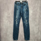 So Distressed Ultimate High Rise Denim Jeggings Blue Pants Jeans Skinny 3