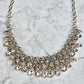 Silver Chain Link Layer Statement Boho Retro Fashion Jewelry Necklace