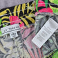 LA Threads Green Tropical Floral Stretch Bottoms Pants Shorts Large
