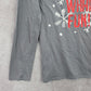 Gray Snow Flake Christmas Holiday Oh What Fun Cozy Winter Print Top Medium