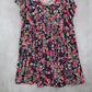 Torrid Black Floral Short Mini Fit Flare Business Casual Tropical Dress Plus 4X