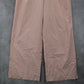 Pink Pleated Wide Leg Boho Preppy Straight Business Casual Trousers Pant L Large