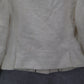 Banana Republic White Ecru Formal Clover Check Cotton Suit Coat Jacket Blazer 10