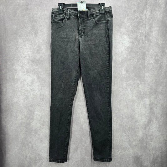 Jessica Simpson Black Gray High Rise Forever Rolled Ankle Jeans 8/29