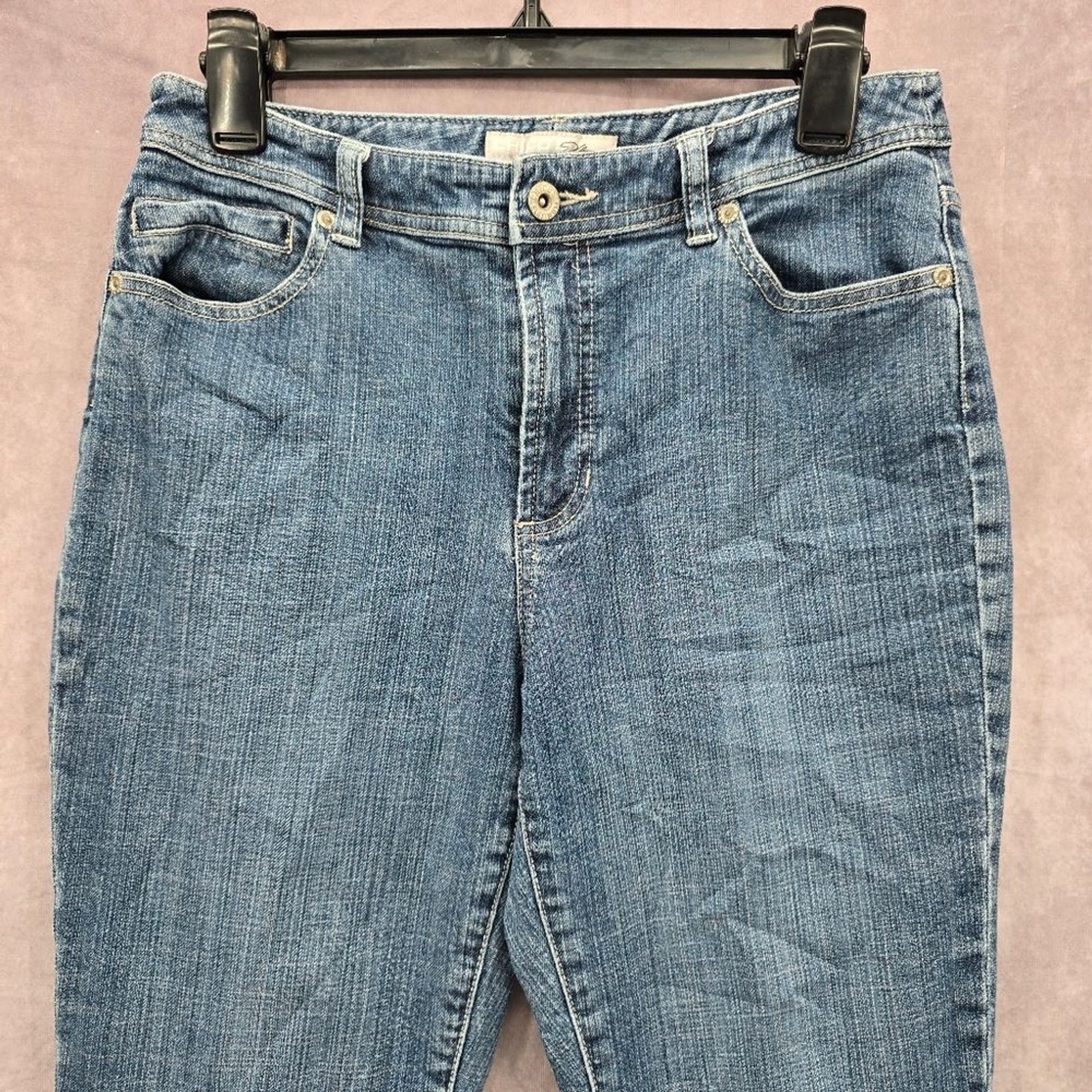 Chicos Blue Jeans Denim Pants Size 10 - 1 Short