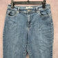 Chicos Blue Jeans Denim Pants Size 10 - 1 Short