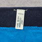 Aerie Blue Stripe Bikini Bottoms Swimwear Medium