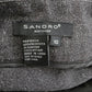 Sandro Gray Knee Length Skirt Size 10