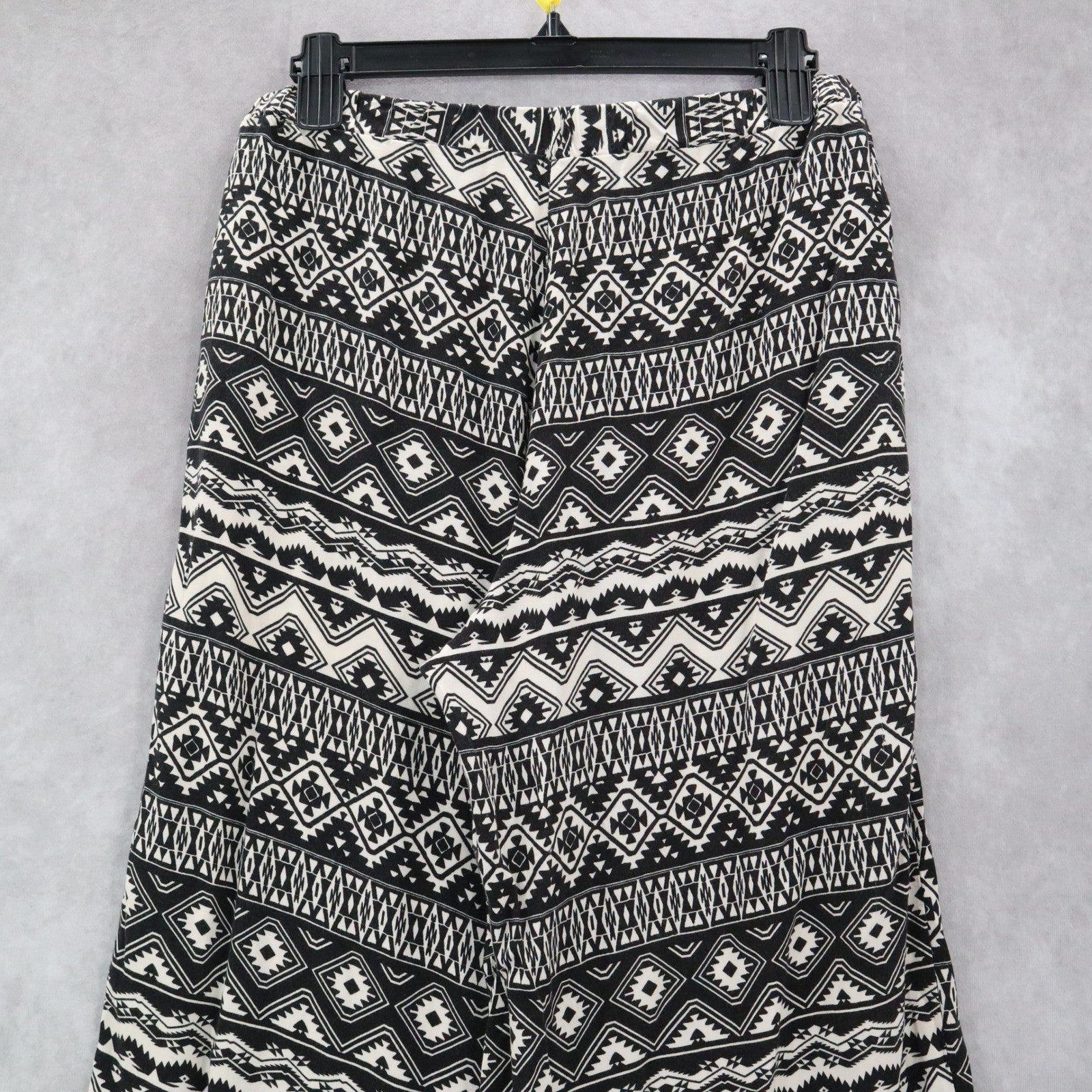 Adam Levine Back Geometric Wide Leg Boho Pull On Elastic Lounge Pants Medium