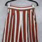 H&M Blown Striped Palazzo Wide Leg Boho Harem Trouser Pull On Pants Small 6