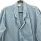 Chico's Design Blue Pea Casual Button Front Coat Jacket Cotton Extra Large XL