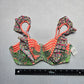 Maaji Pink Geometric Ruffle Padded Tie Floral Swim Bra Beach Bikini Top L Large