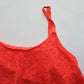 Mossimo Orange Eyelet Swim Sports Bra Beach Bralette Bikini Top L Large