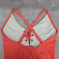 Shein Orange One Piece Swimsuits Swimwear Size Large