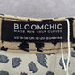 Bloomchic Animal Print Flutter Office Short Sleeve Flowy Flare Midi Dress XL