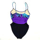 Cole of California Purple One Piece Bathing Suit Swimwear Size 10