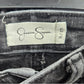 Jessica Simpson Black Gray High Rise Forever Rolled Ankle Jeans 8/29