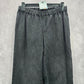 Diane Gilman Black Pull On Straight Classic Elastic Denim Pants Jean M Medium