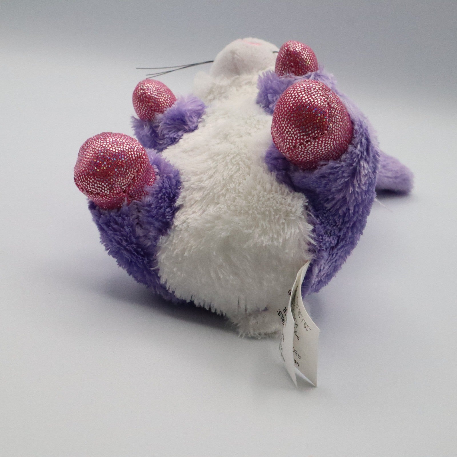 Lil Dreamers Purple Stuffed Animal Toy 8" Sparkle Eyes Plush Bunny Rabbit