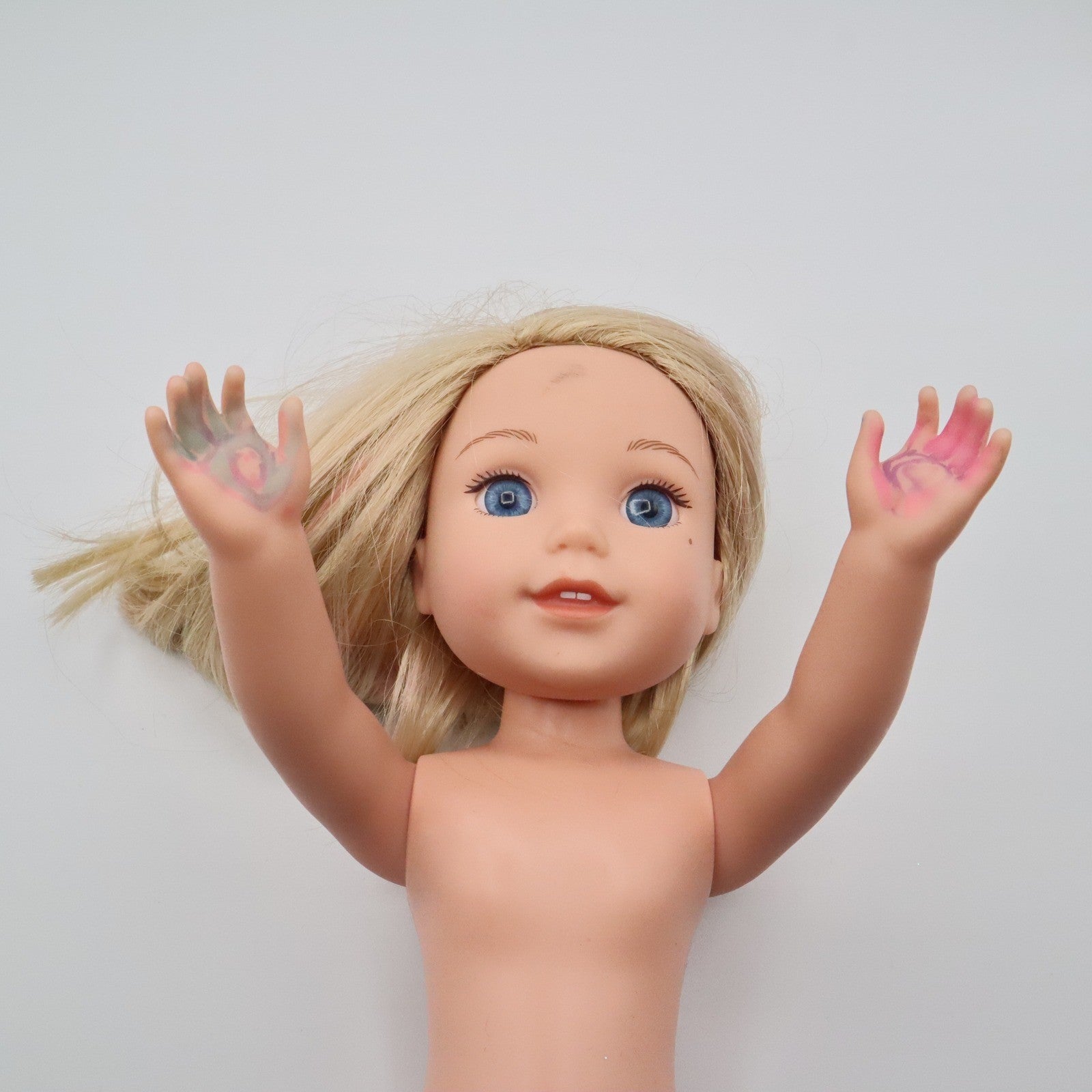 American Girl Camille Doll Wellie Wishers 14.5" Blond Hair Blue Eyes Doll Toy