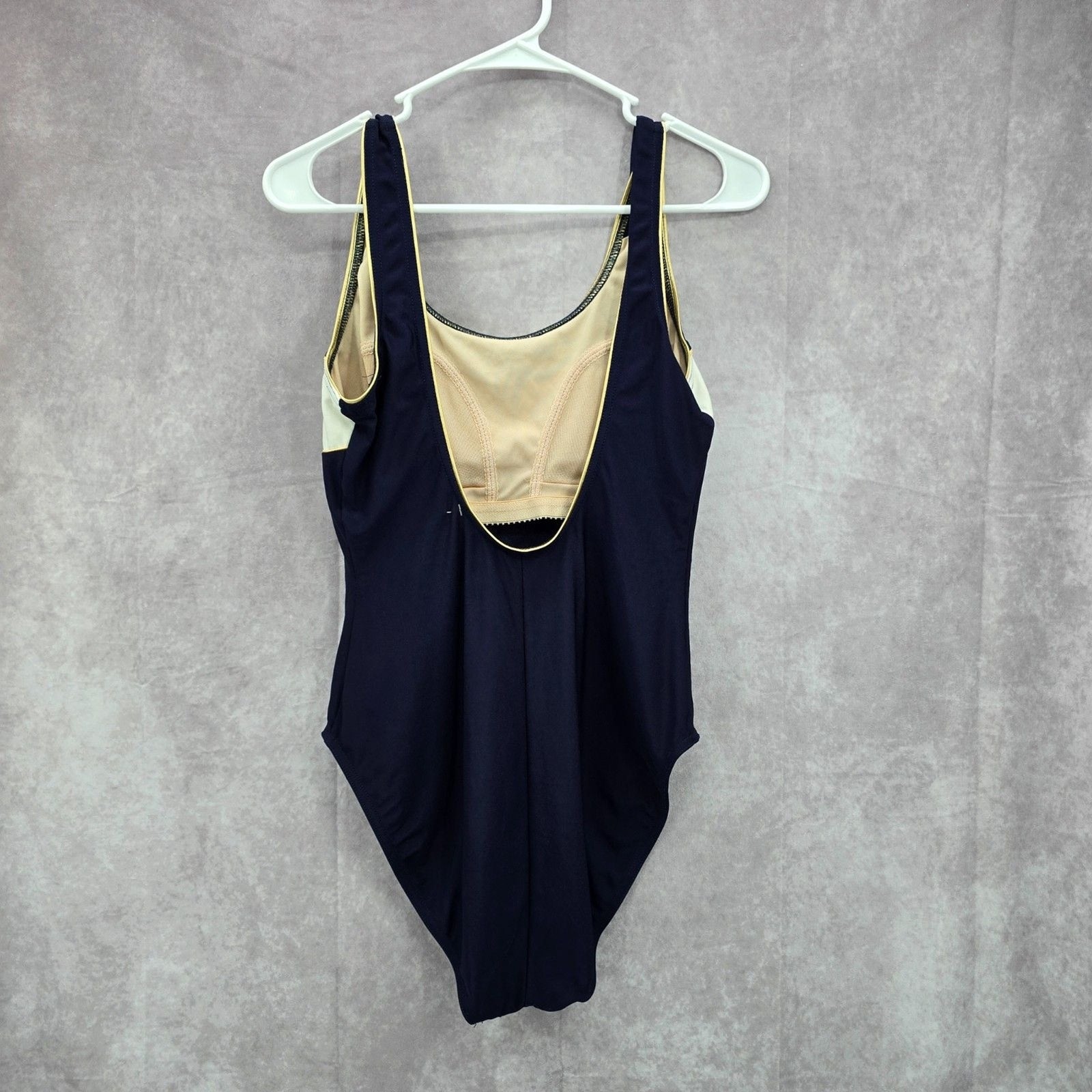 Le Cove Navy Blue Swimsuit Swimwear One Piece Size 14