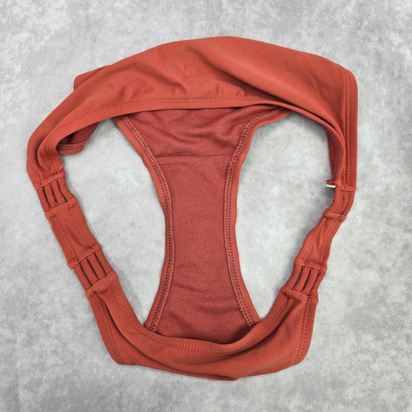 Orange Rust Copper Brown Cheeky Medium Bikini Bottom Swimwear M