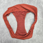 Orange Rust Copper Brown Cheeky Medium Bikini Bottom Swimwear M