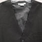 Daniel Elissa Black 5 Button Point Waistcoat Tuxedo Formal Suit Vest Medium 42R