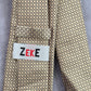 Zeke Gold Gray Geometric Square Executive Silk Executive Neck Tie Men's