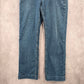 Wrangler Blue Straight Western Womens Classic Regular Denim Pants Jeans 12M