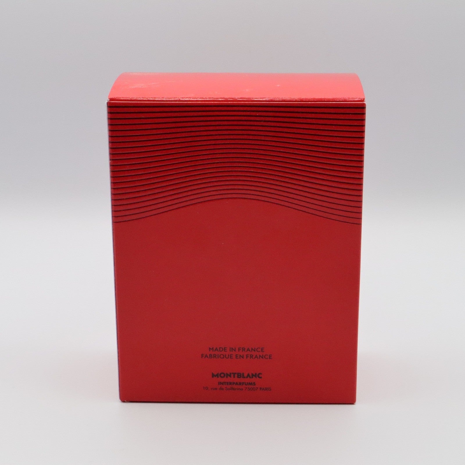 Legend Red Mont Blanc Eau De Parfum Collectors Empty Box 100ML 3.3 FL Oz