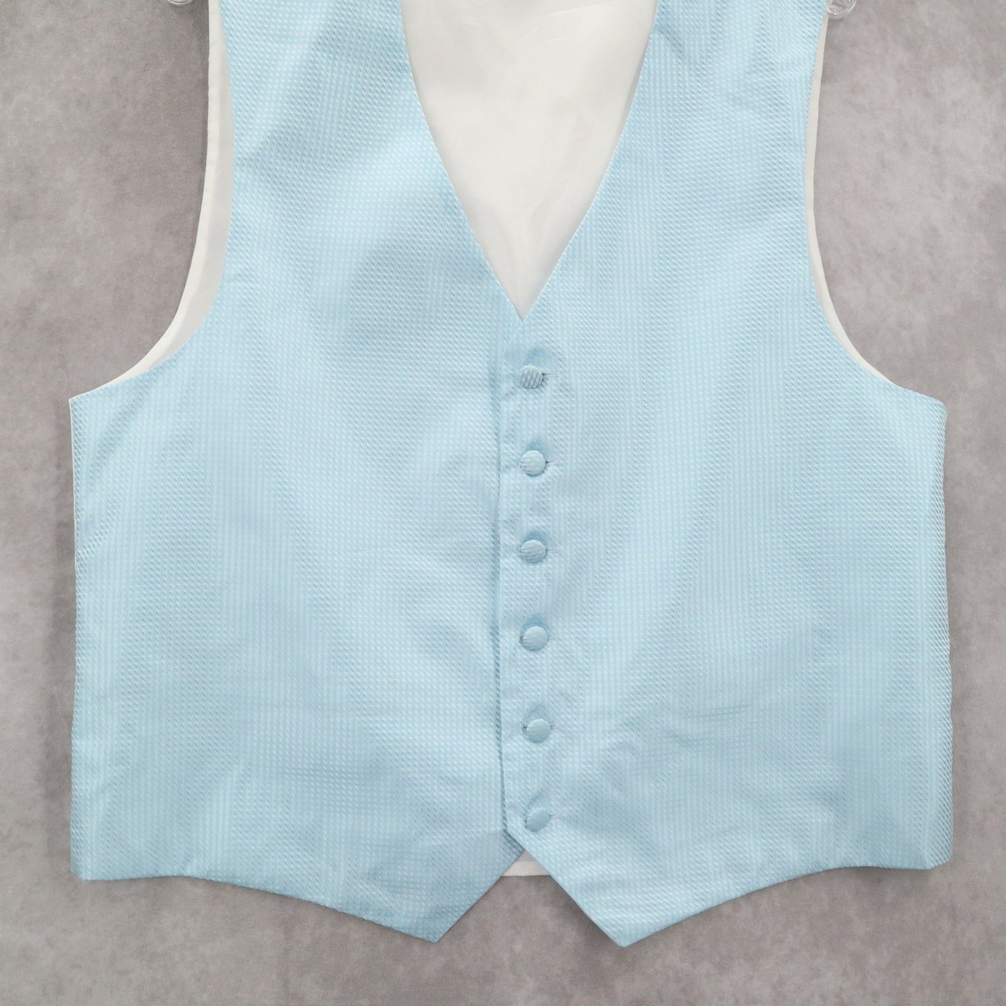 Pronto Uomo Blue 5 Button Point Waistcoat Tuxedo Formal Suit Vest 42R Medium