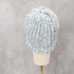 Blue Cable Knit Y2K Vintage Hippy Boys Girls Youth  Bucket Beanie Cap Hat