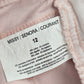Gloria Vanderbilt Pink Embroidered Floral Crop Avery Cotton Pants 12