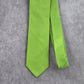 Croft & Barrow Green Plaid Geometric 100% Silk Men's Neck Tie Executive Party