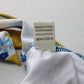 Yellow Floral Padded Halter Tie Knot Boho Swim Sports Bra Bikini Top L Large