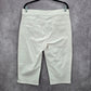 Gloria Vanderbilt White Embroidered Floral Crop Avery Cotton Pants 12