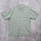 Campia Moda Beach Palm Tropical Surf Island Vintage Relax Hawaiian Shirt Large