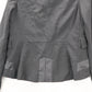 Arden B Black Tuxedo Peak Formal Cocktail Wedding Coat Jacket Blazer Medium