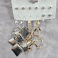 Dangle Hoop Pearl Stud Boho Set of 6 Bundle Earring Fashion Jewelry NWT