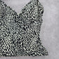 St John's Bay Black Floral Tank Top Padded Tankini Swimwear 12 Large