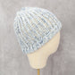 Blue Cable Knit Y2K Vintage Hippy Boys Girls Youth  Bucket Beanie Cap Hat