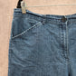White Stag Blue Cotton Jeans Flat Front Bermuda Bottoms Pants Shorts Plus 14