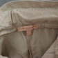 Evolutionary Tan Ruffle Pull On Wide Leg Belt Boho Comfy Trouser Pants L Large